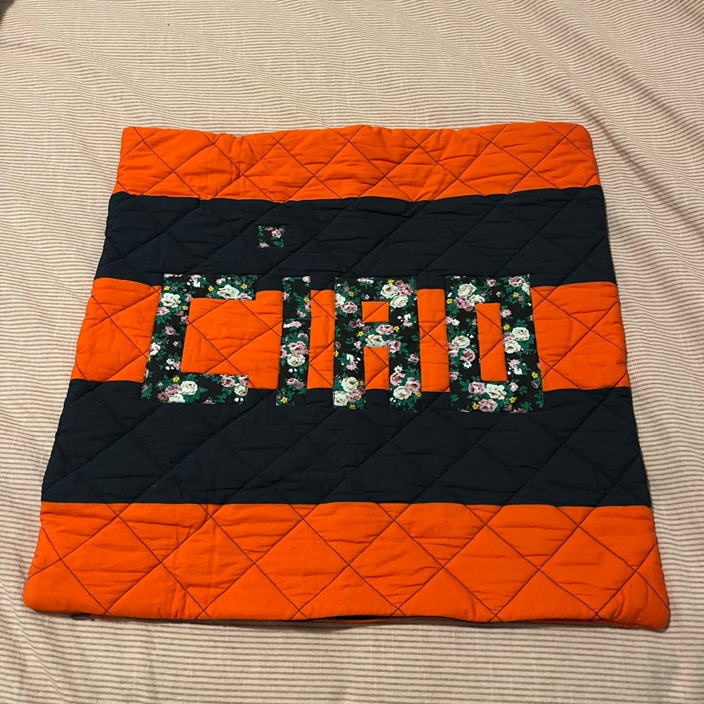 Clare V. excellent condition pillow cover.